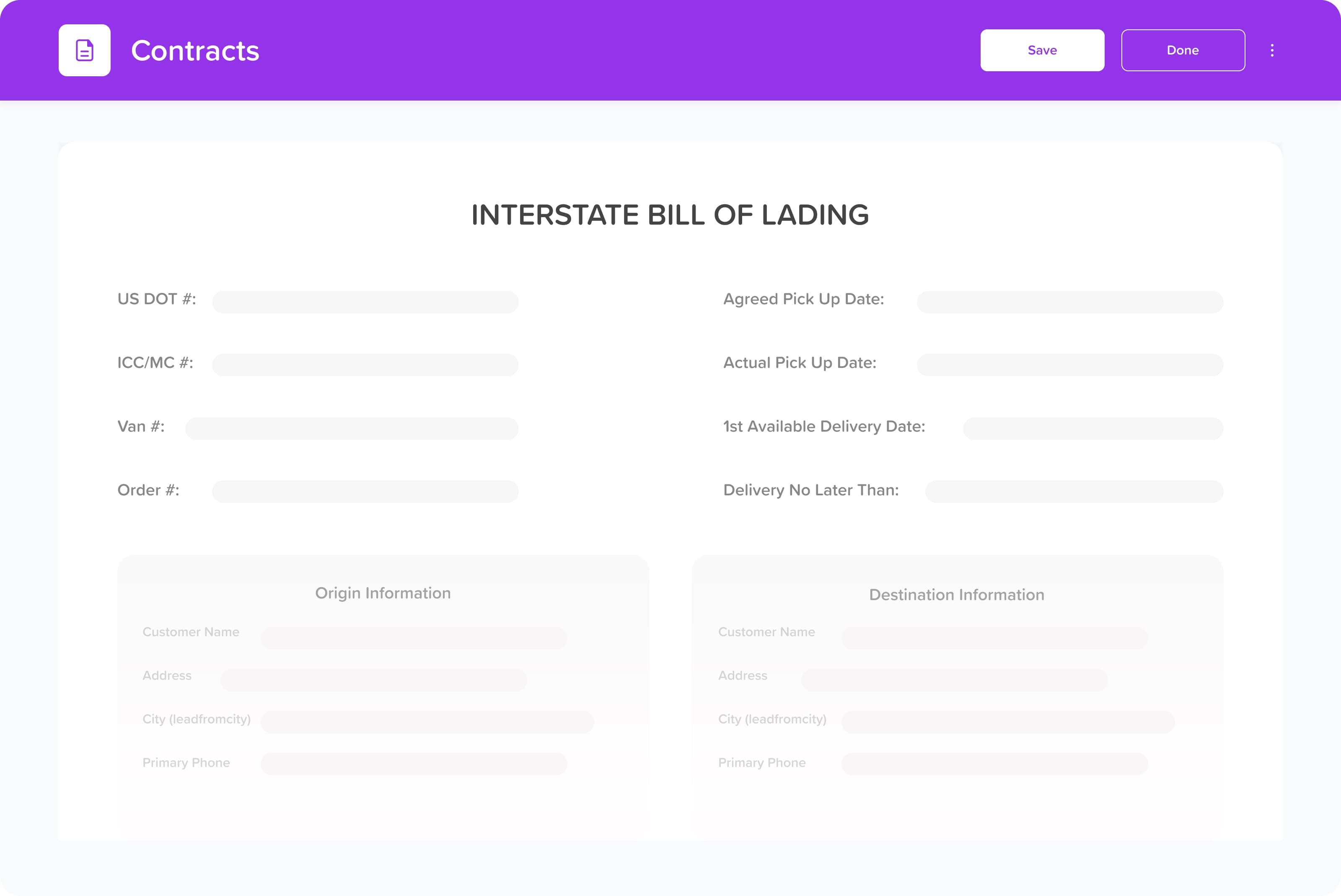 Network Leads eSign dashboard — document templates, signature status, and signed PDF storage