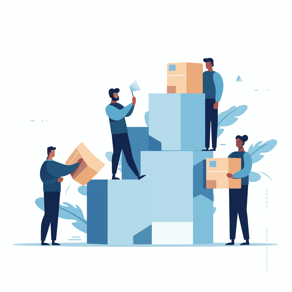 movers holding 3 boxes