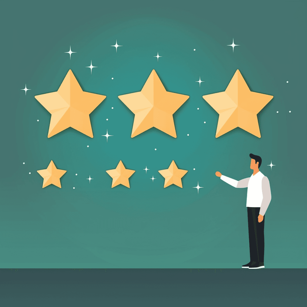 an image that illustrates high-quality customer reviews