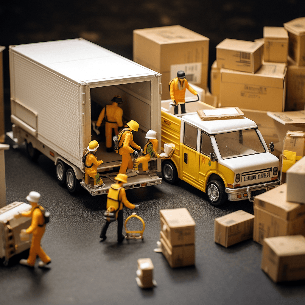 miniature delivery packers and movers