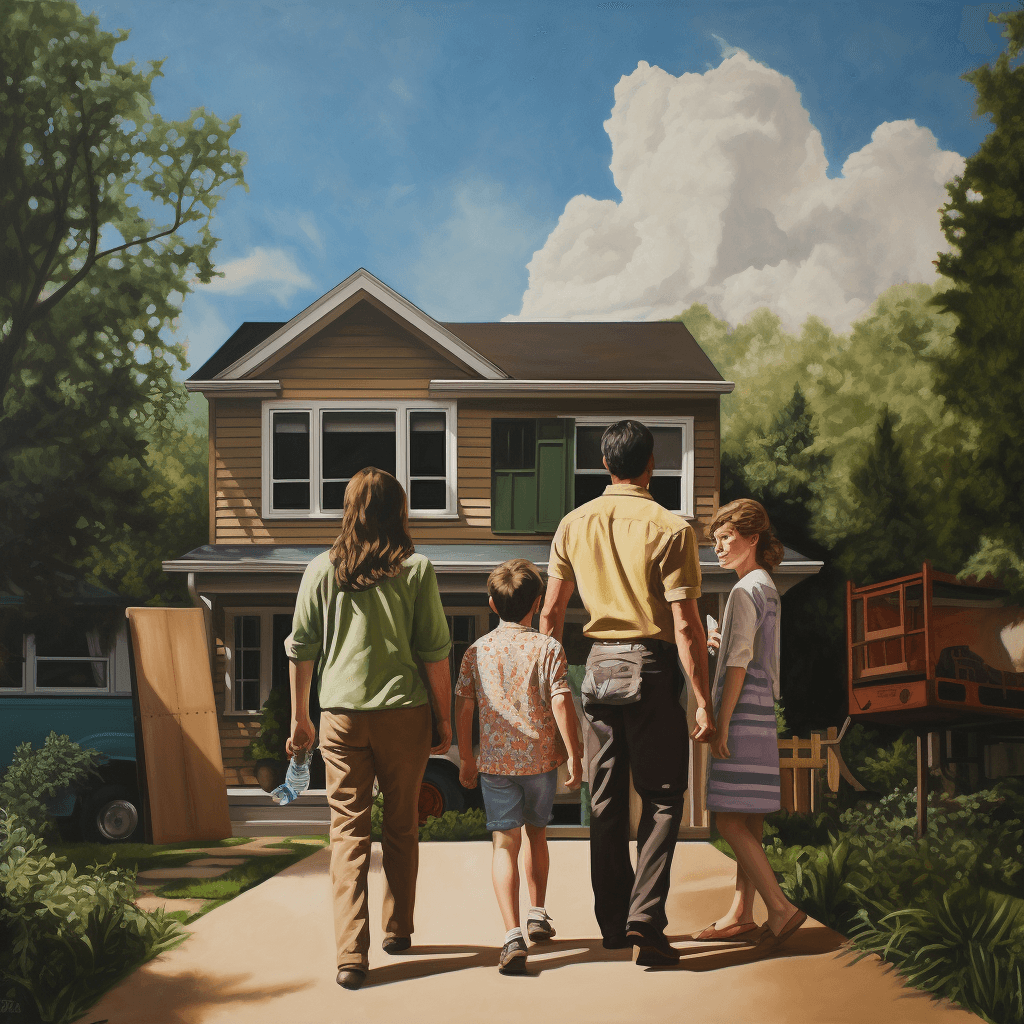 A family moves to a new home --v 5.2