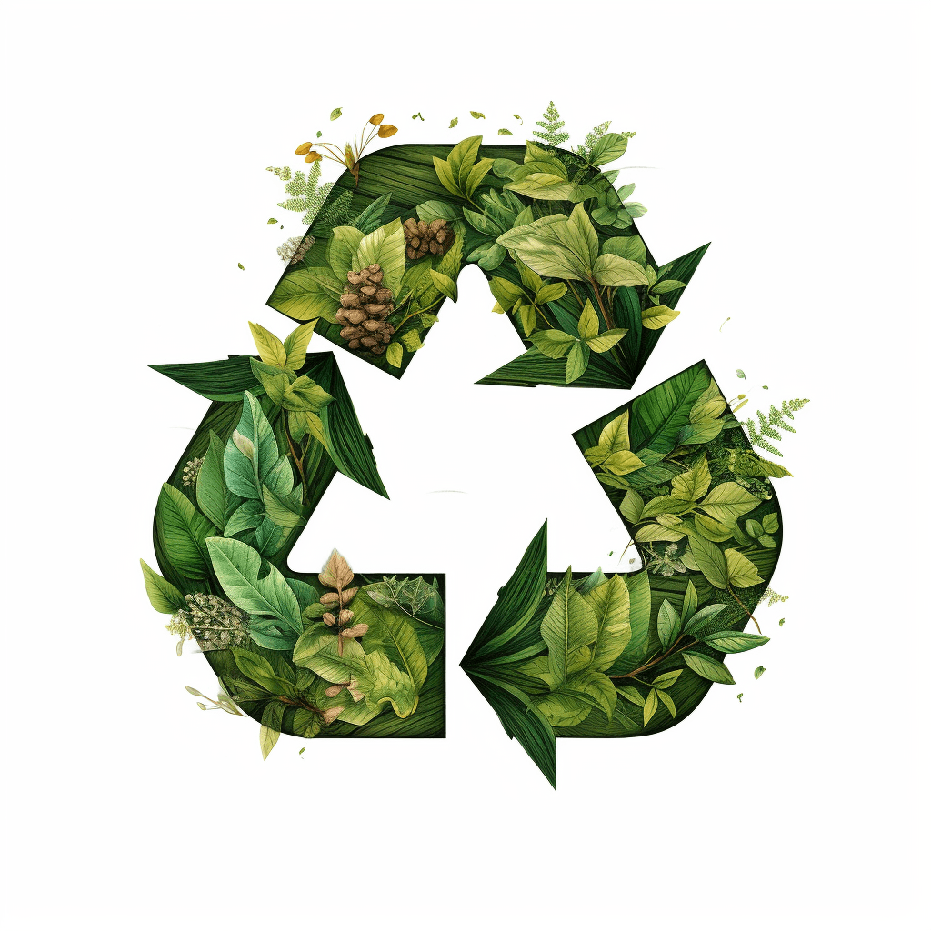 recycle logo nature illustration