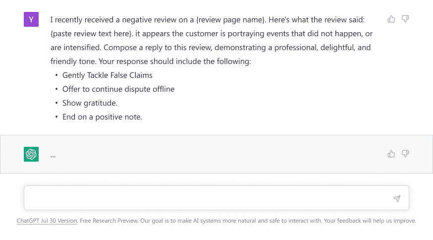 Prompt for Fake or Intensified Review