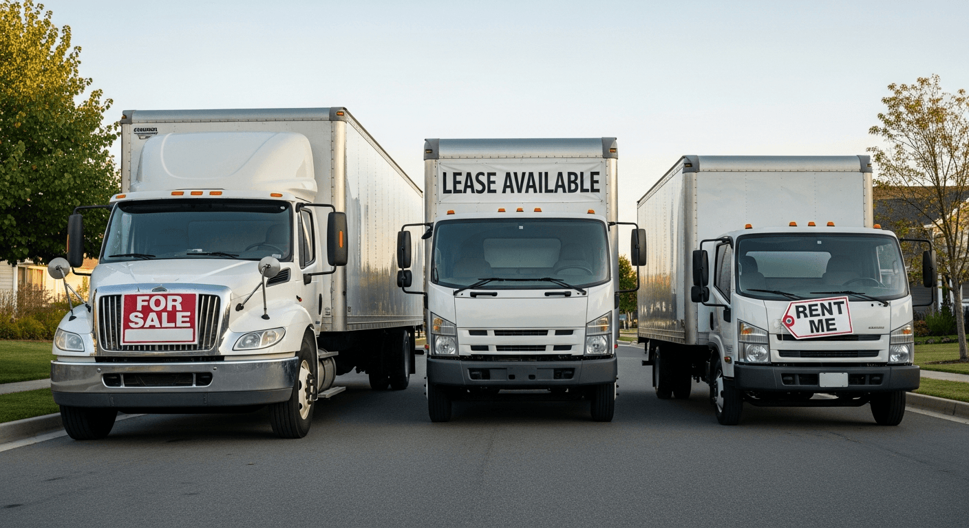 Moving Company Trucks: Should You Buy, Lease, or Rent?