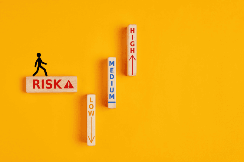 different risk levelL low, medium, high
