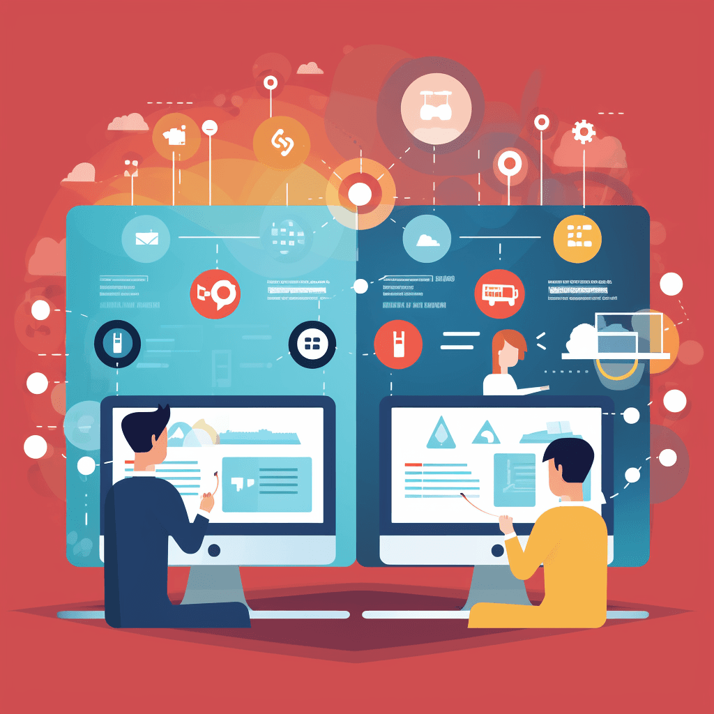 An image showing a comparison between technical SEO and content SEO, highlighting the differences and benefits for a moving company. The keyword technical SEO vs content SEO what's the difference and which is best for you moving company is emphasized in the image.