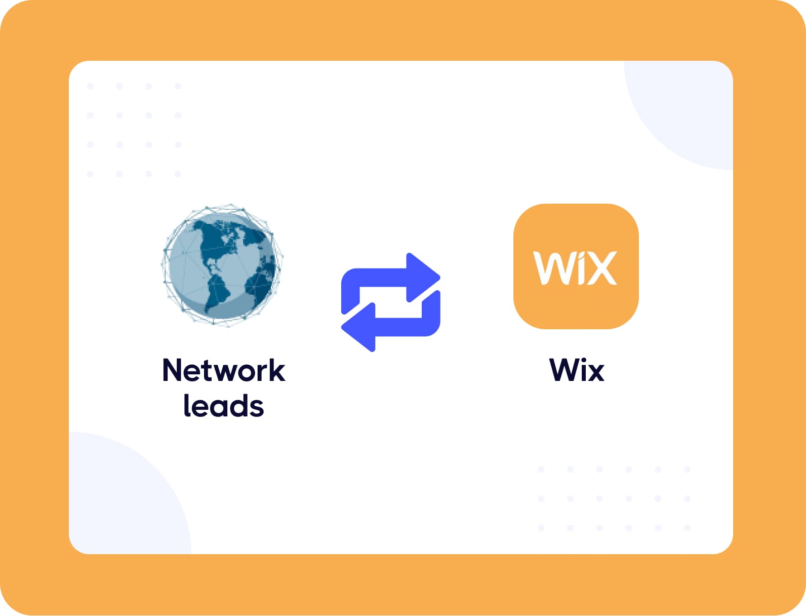 Wix integration with Network Leads