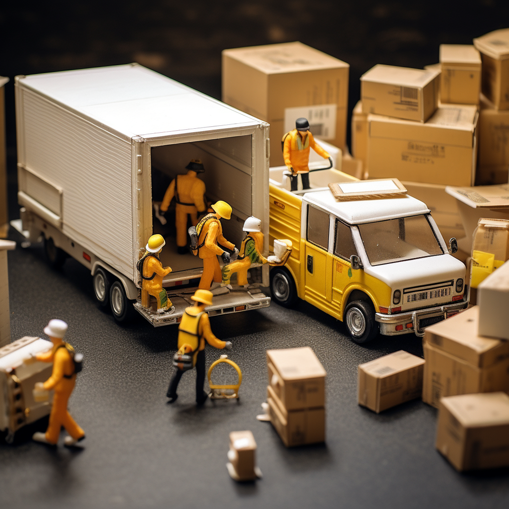miniature delivery packers and movers