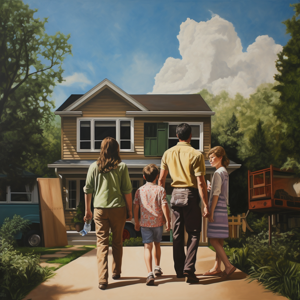 A family moves to a new home --v 5.2