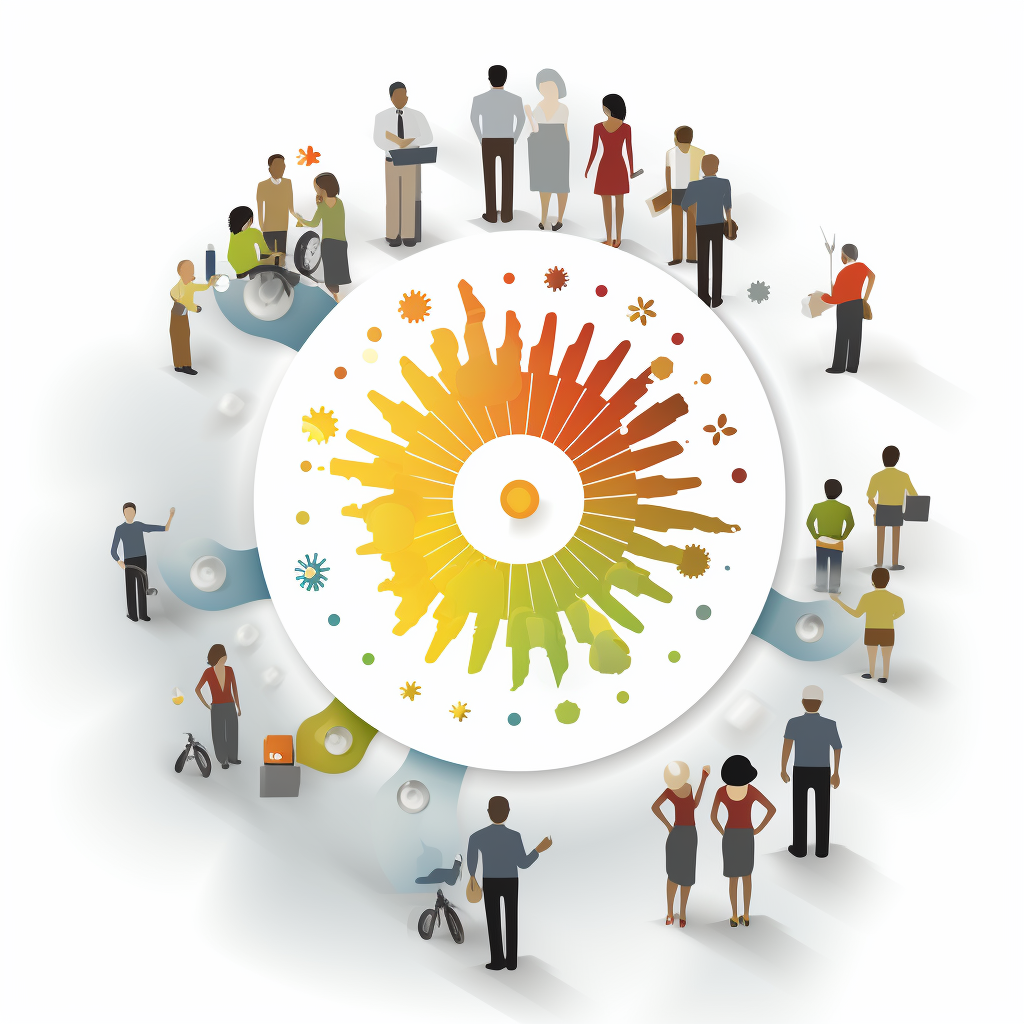 customer centric white background